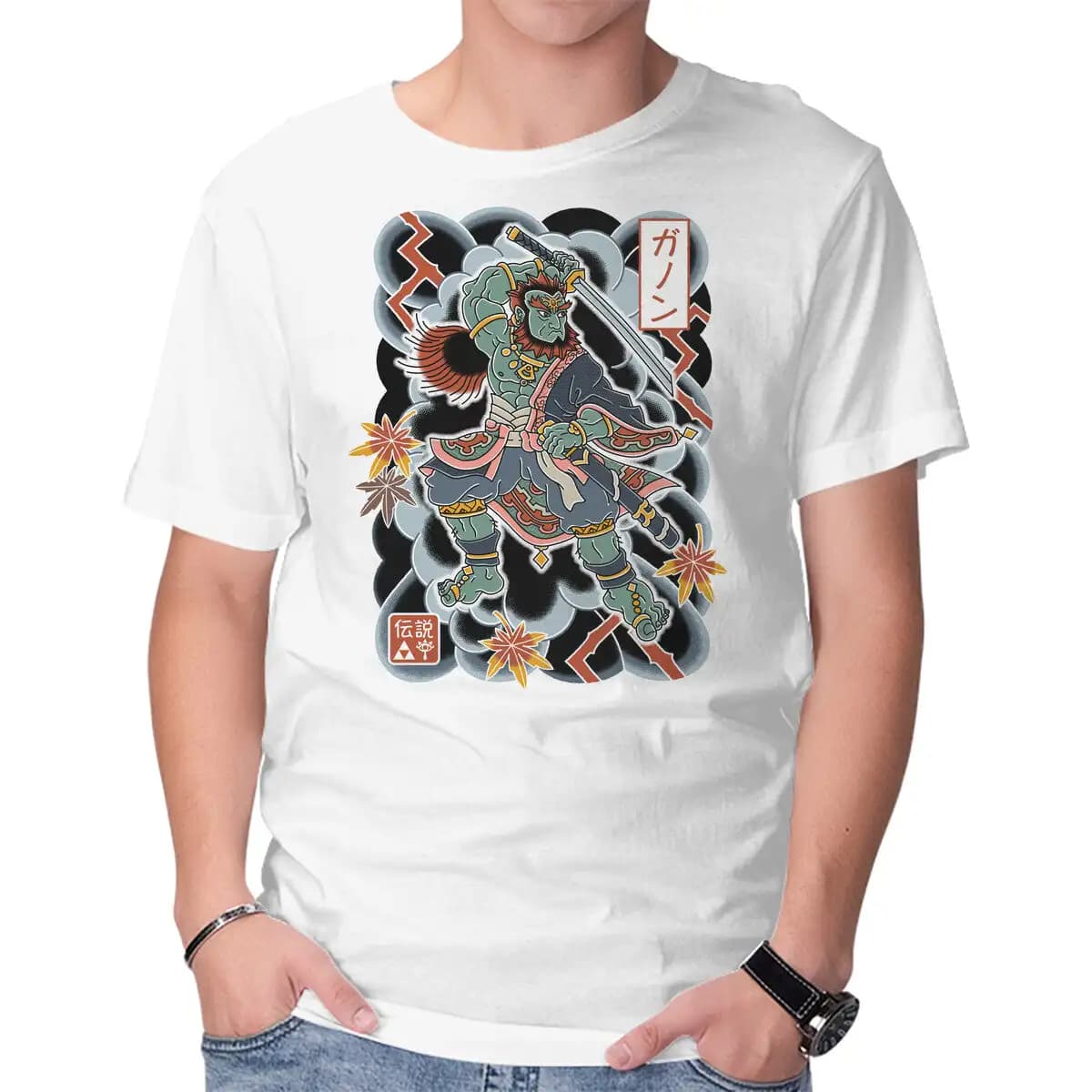 Irezumi Ganon Anime Graphic T-shirts For Men Clothing Women Short Sleeve Tees New Arrivals Unisex Summer