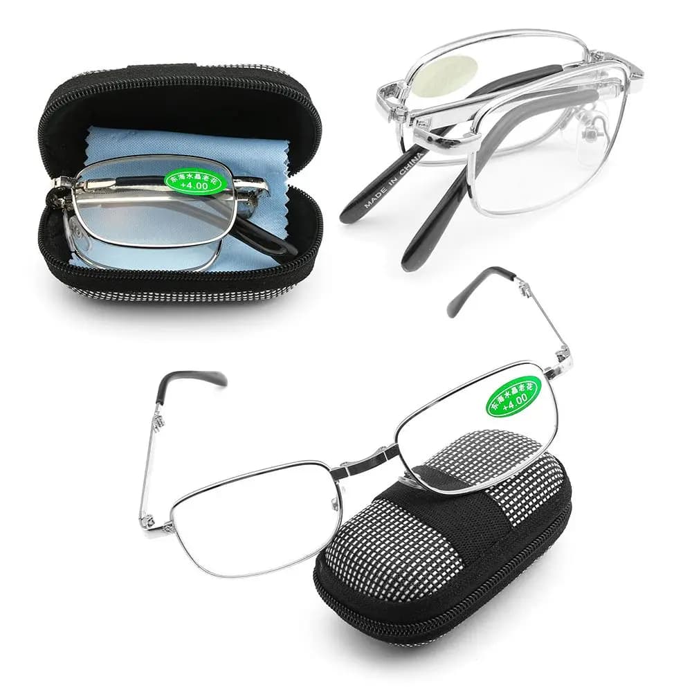 Ultralight Elders Foldable Eyewear Reading Glasses +1.00~+4.0 Diopter Eyeglasses Vision Care