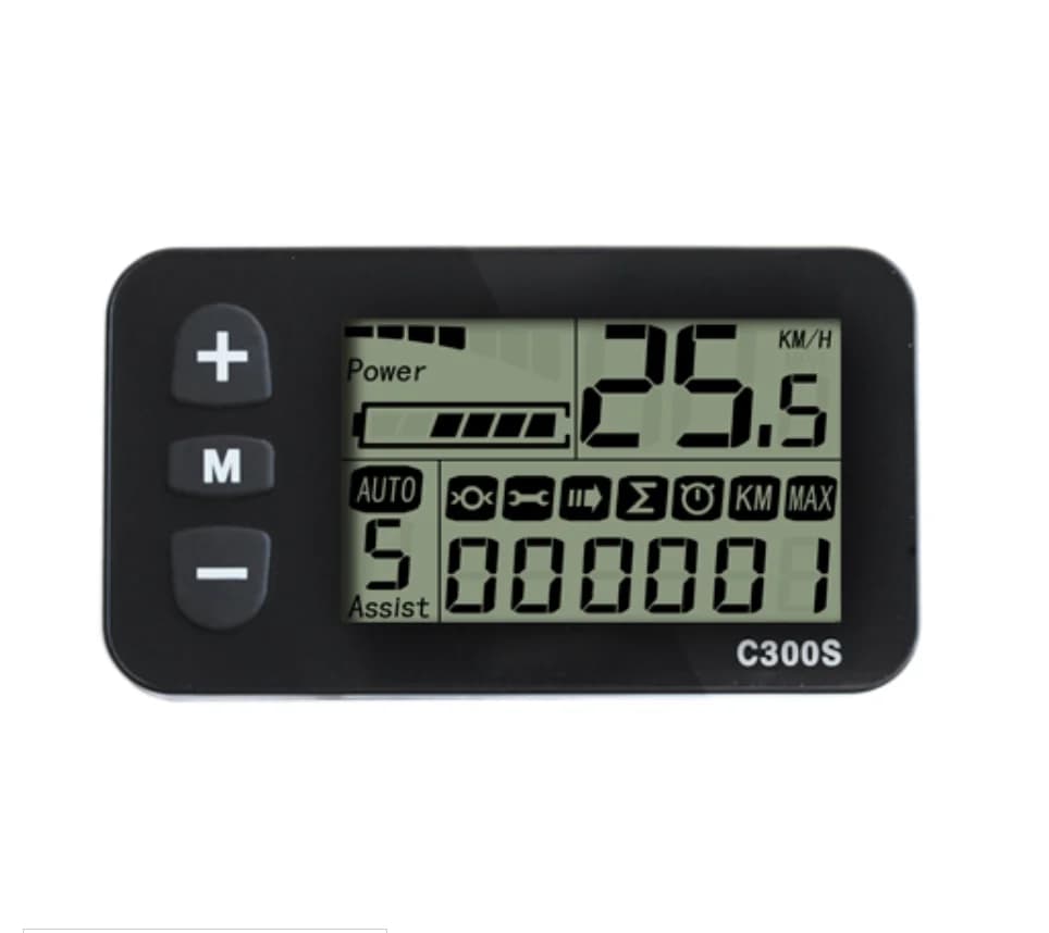 C300S (customized）Display Bigstone Intelligent LCD TOPLIFE E8000 Electric Bike Monitor e-Bike Speeder Replacement Parts Panel