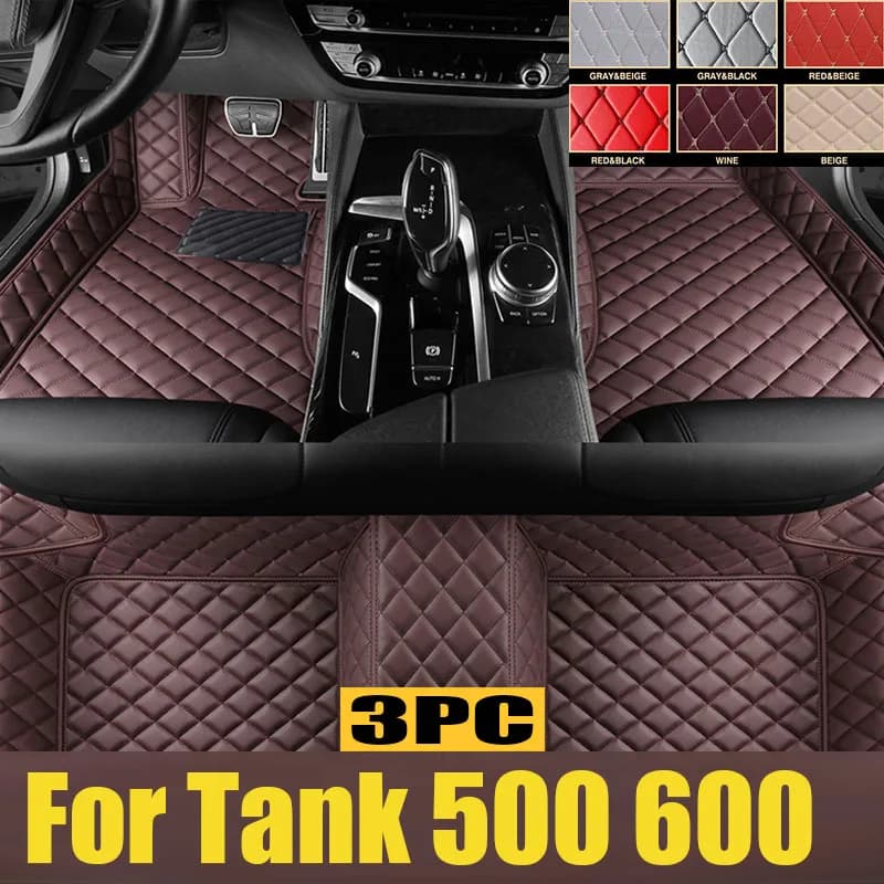 Car Floor Mat For Tank 500 600 2021 2022 2023 2024 Waterproof Foot Pad TPE Boot TPE Mat LHD High Quality Carpet Auto trunk mat