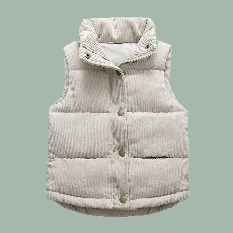 Winter Children Thicken Vests Fashion Warm Outerwear for Girls Boys Jackets Corduroy Coat Autumn Kids Cotton Jackets Cotton Vest