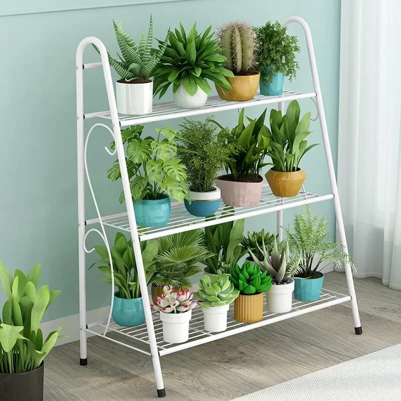 Multi Story Multi-functional Detachable Modern Kitchen Bedroom Living Room Storage Staircase Minimalist Plant Racks Furniture