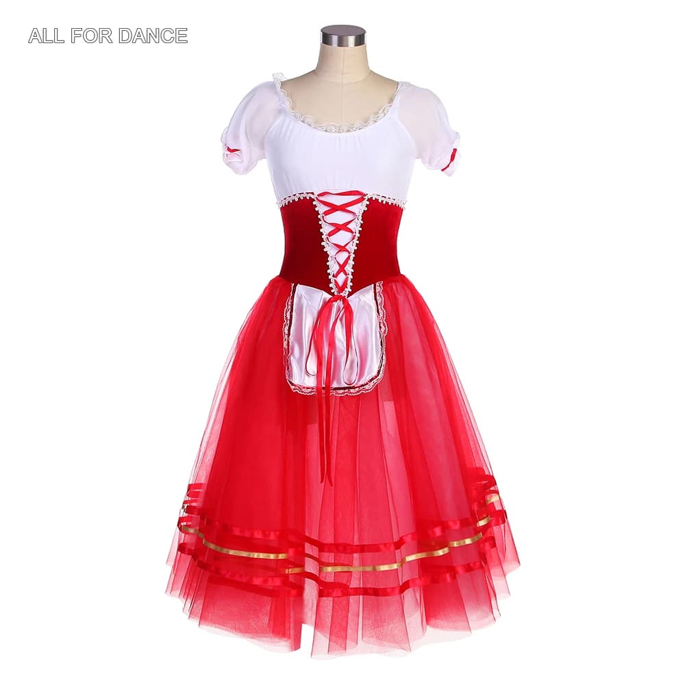 20003 Giselle Ballet Tutu Girl & Women Stage Performance Ballet Costumes Romantic Long Ballet Tutu Dance Cosutme Ballet Wear