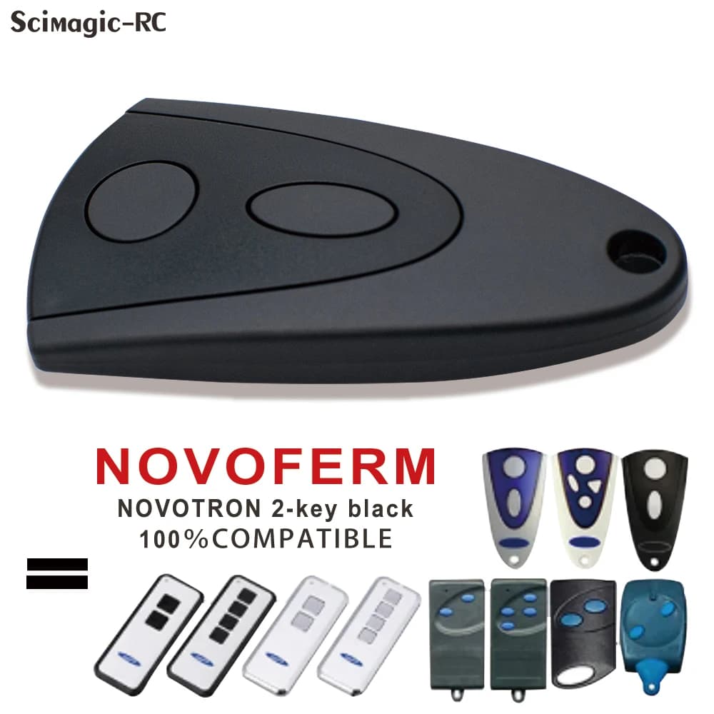 NOVOFERM NOVOTRON TORMATIC Garage Door Remote Control 502 MAX43-2 504 MAX43-4 512 MIX 43-2 433.92 MHz Handheld Transmitter