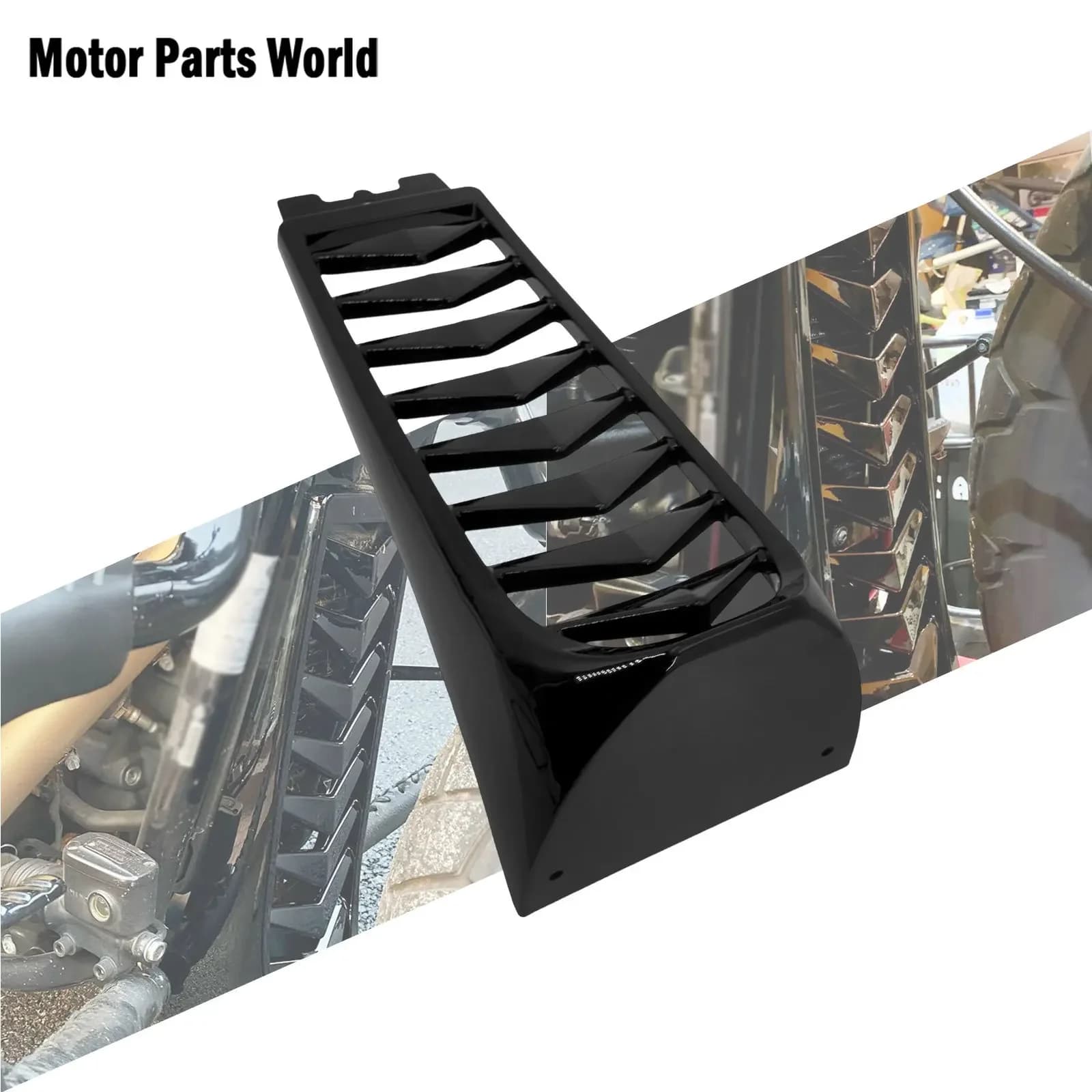 Motorcycle Black Front Chin Fairing Spoiler Lower Radiator Cover For Harley Softail Street Bob Breakout Fat Bob FXBR 2018-2023