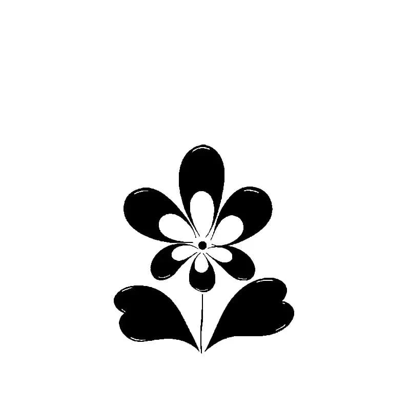 Car Stickers Personalized Creative Stickers Car Decoration Beautiful Floral Stickers Waterproof and Sunscreen PVC 17*14cm