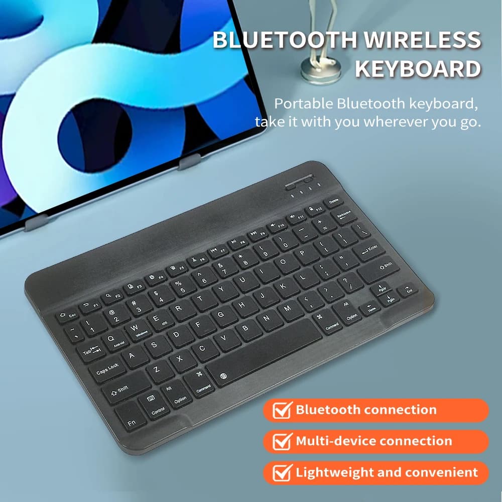 Aigo Bluetooth Wireless Keyboard For Laptop Tablet Phone Rechargeable For IOS Android Windows Tablet For iPad Air Mini Keyboard