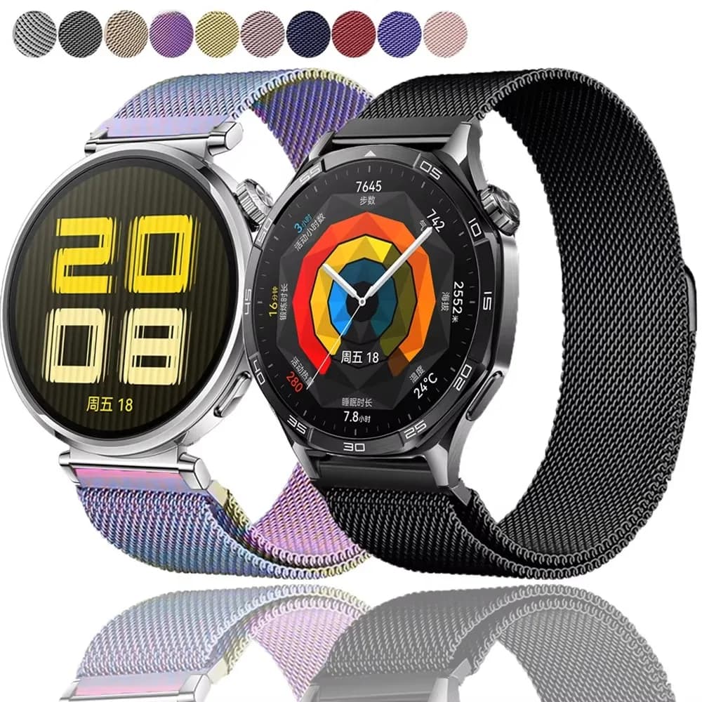 Milanese Loop Strap For Huawei Watch GT 5 Band 46mm Wrist Steel Bracelet For Huawei Watch Accessories Correa Watch GT 5 Pro 46mm