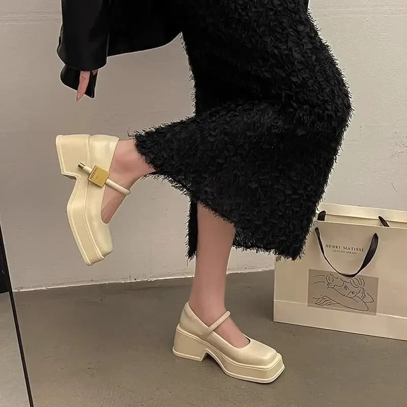 On Heeled Comfortable And Elegant Woman Pumps High Heels Shoes For Women Genuine Mark Spring Promotion Hot Low Price Lastest