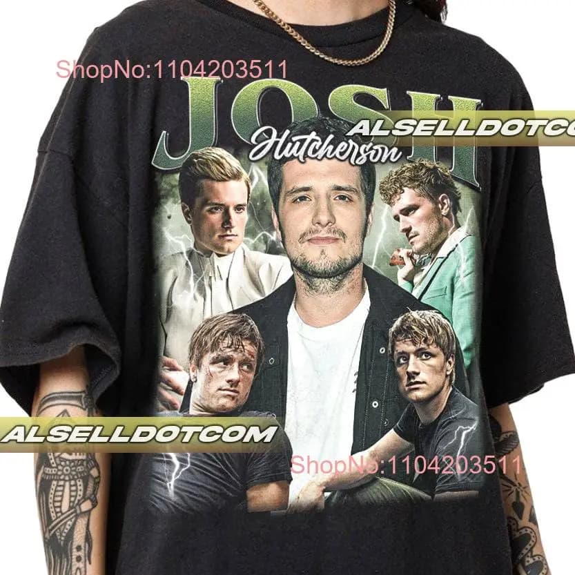 Limited Josh Hutcherson Vintage T Shirt for Woman anda Man long or short sleeves