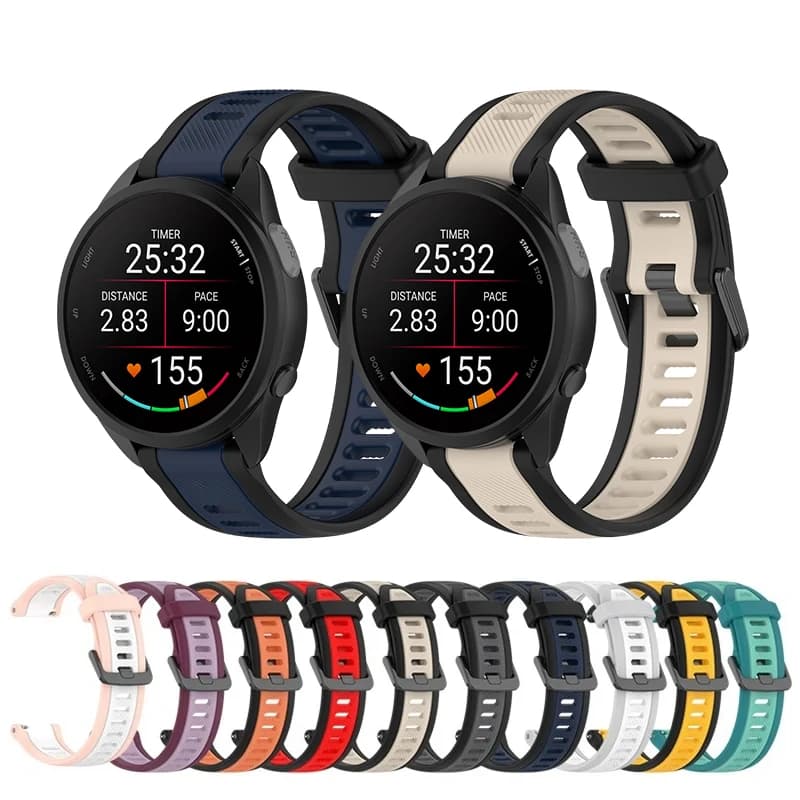 Official 20mm Watch Band for Garmin Forerunner 165 Original Watches Accessories for Garmin Forerunner 245 Smartwatch Bracelet