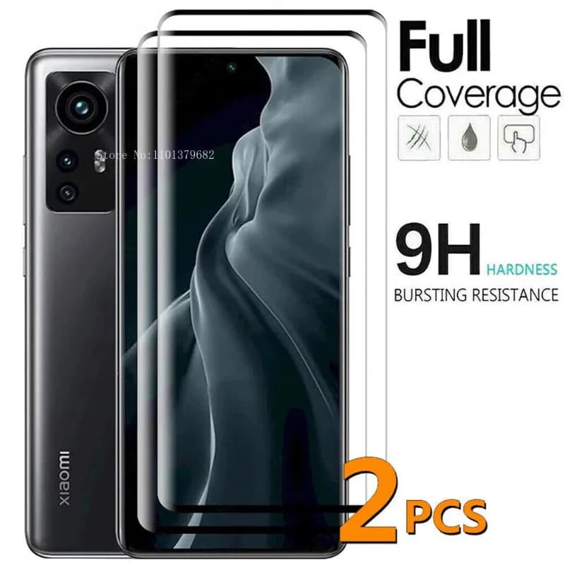 Full Cover Curved Tempered Glass Screen Protector For Xiaomi 12 / 12X / 12 Pro