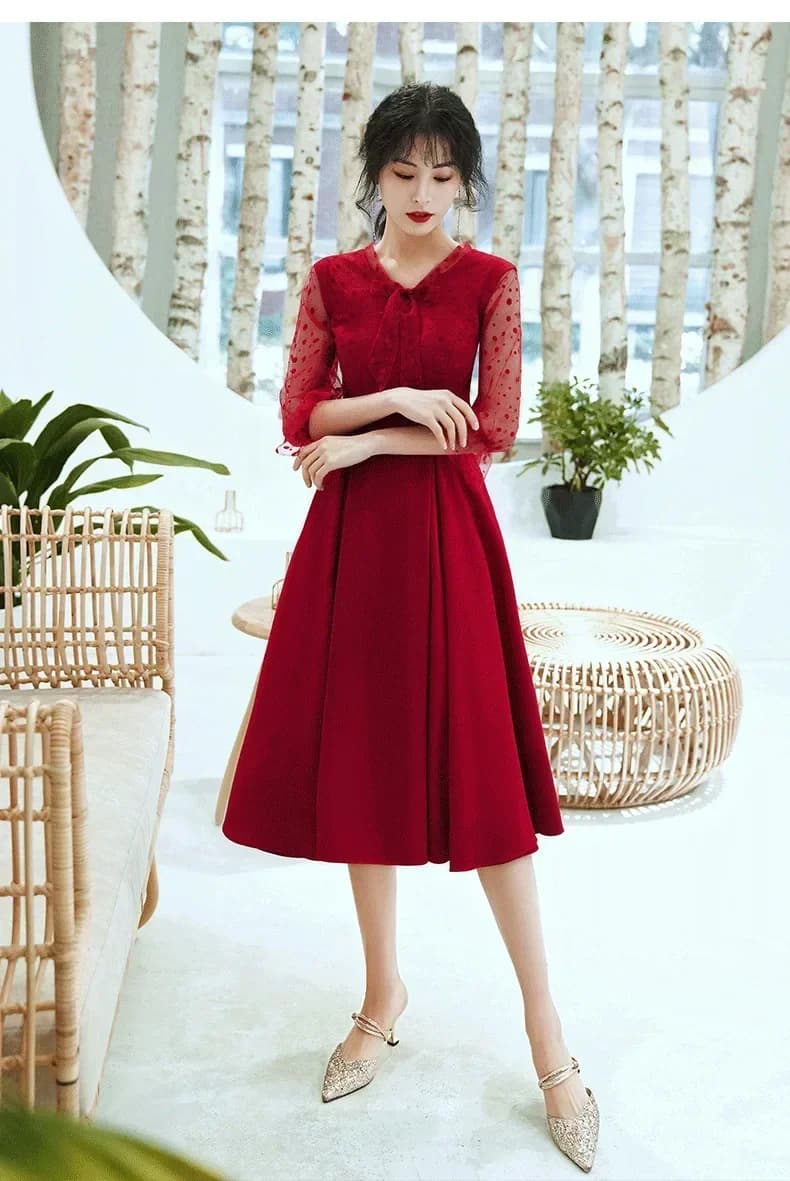 Chinese Traditional Bride Maternity Photography Props Lace Bow Design Pregnancy Clothes Ladies Formal Dresses For Pregnant