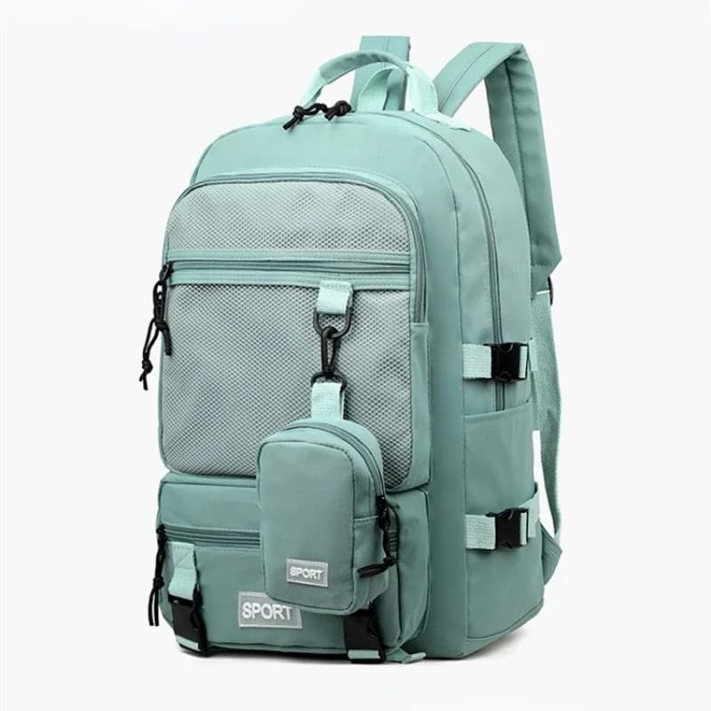Hot Selling Solid Color Multi Kinetic Oxford Women's Backpack 2025 New Business Travel Sports High-capacity Men's Backpack