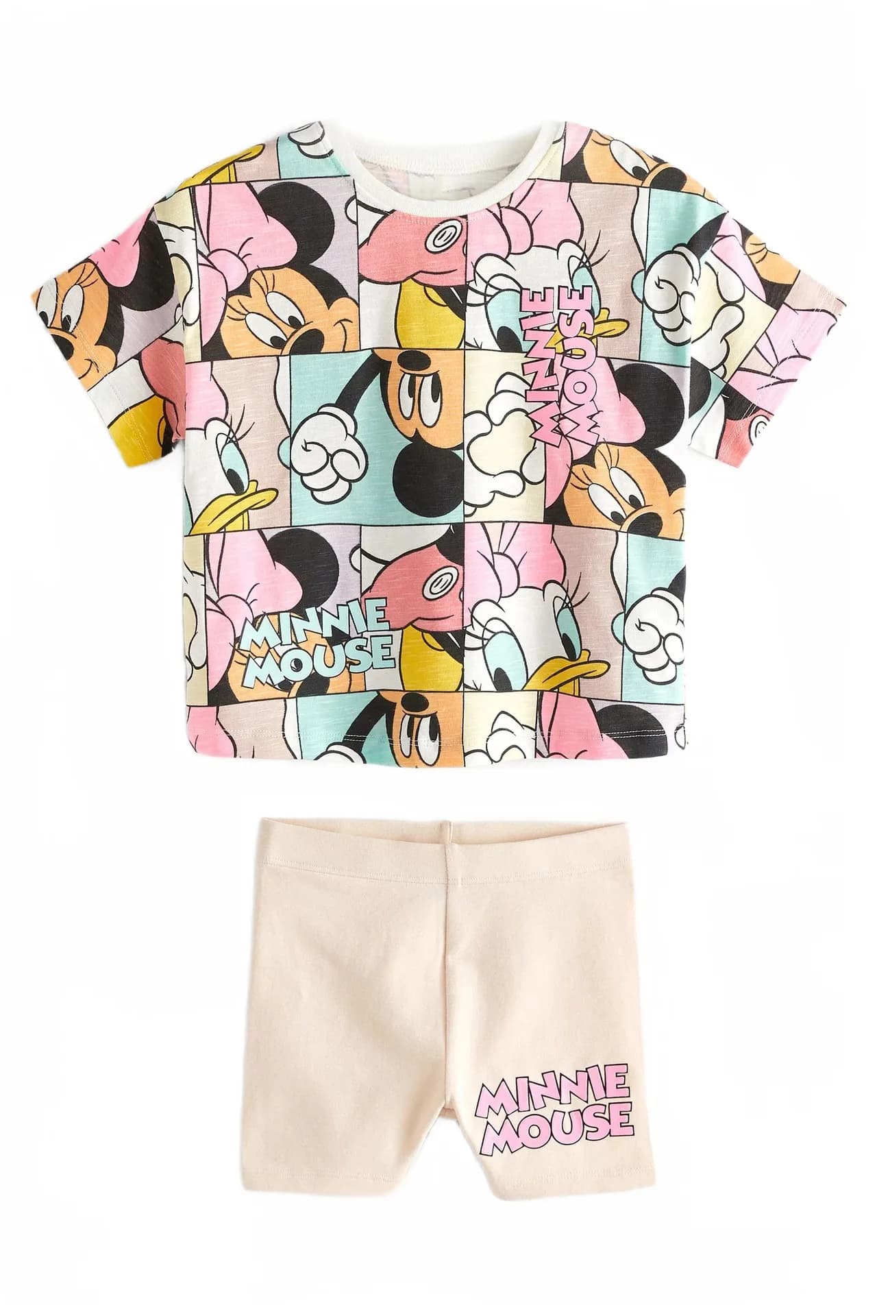 Summer Girls Outfit Clothes Sets cartoon printing Top + Shorts 2pcs Children Clothing for 2-7year girls clothes set