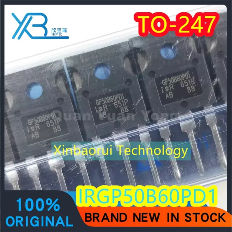 (5/30pieces) GP50B60PD1 IRGP50B60PD1 IRGP50B60 TO-247 High Power IGBT Tube 100% Brand New Original Consumer Electronics