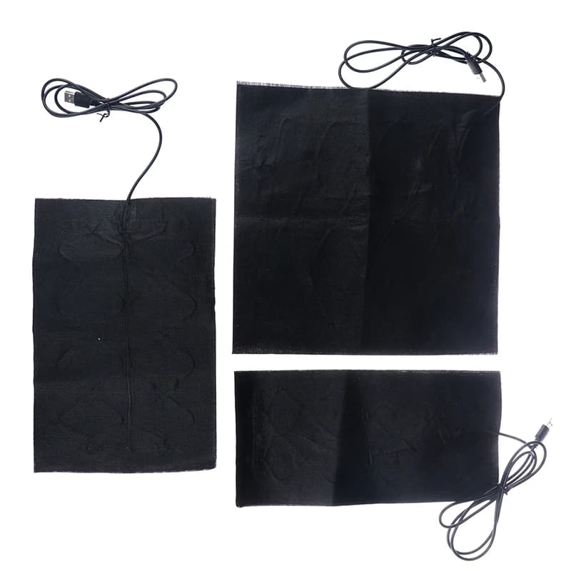 7 Size USB Warm Carbon Fiber Heated Pads Heated Jacket Coat Vest Heating