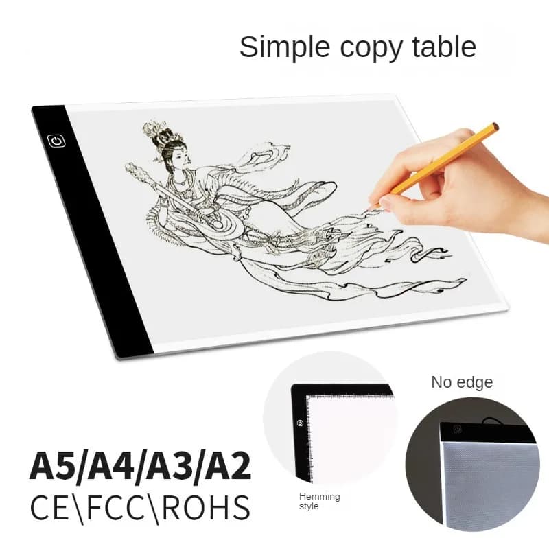 A4/A5 Copying Platform Professional Tracing Painting Board Copying Platform A3 Luminescent Board Copying Board Painting Animated