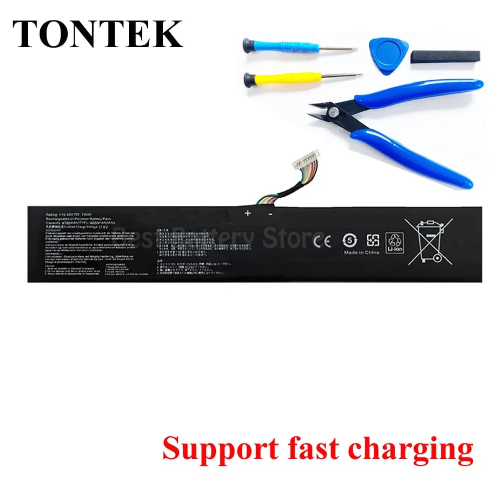 C41N2208 Battery For ASUS ROG ALLY Gaming Handheld series of RC71L/PC71L Expand high capacity of 74Wh mod upgrade Free all Tools