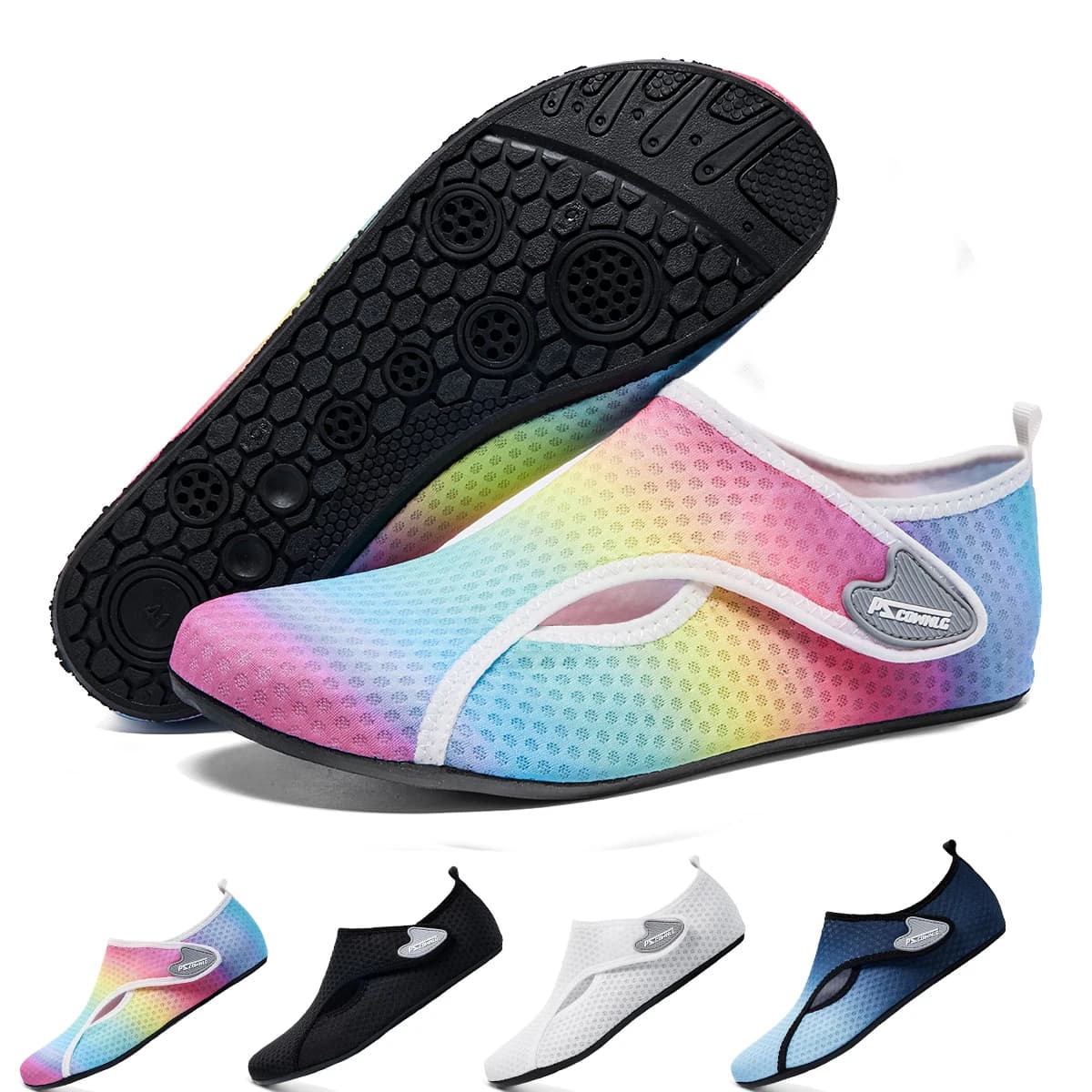 Women Beach Water Shoes Beach Sneaker Socks Man Barefoot Yoga Shoes Quick-Drying Surfing Swimming Shoes Barefoot Water Skin Sock