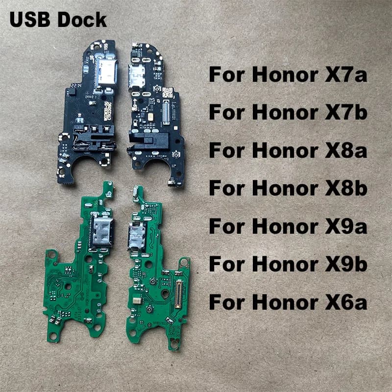 Charge Board For Huawei Honor X6a X7a X8a X9a X6b X7b X8b X9b 5G USB Charging Port Flex Cable With Quick IC Connector Parts