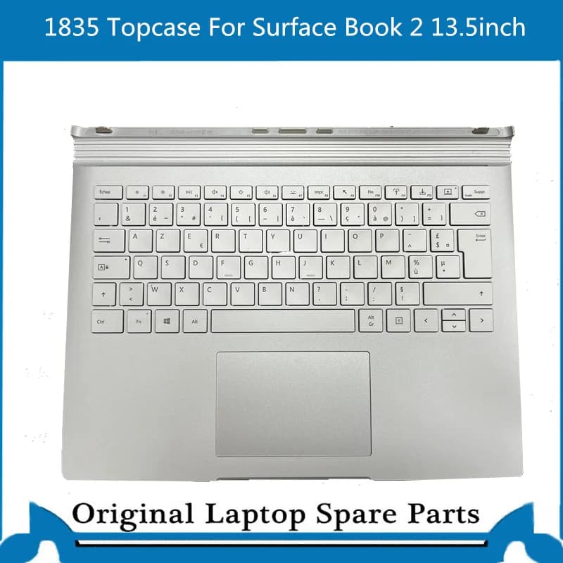 Original For Microsoft Surface Book 2 1835 Topcase Keyboard Full Assembly G1050 13.5inch FR French Version