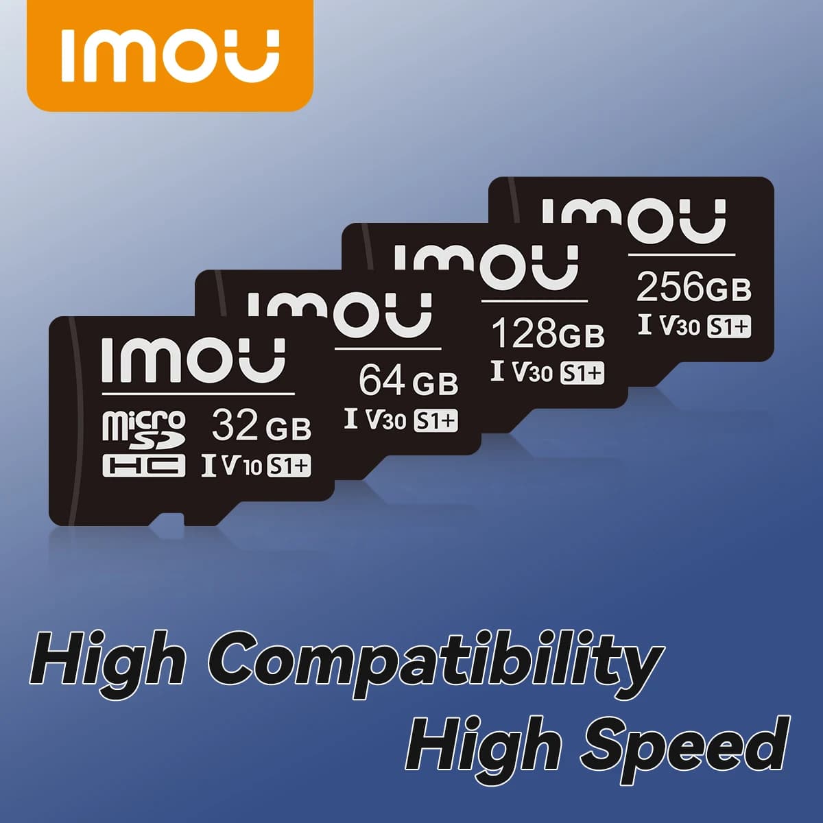 IMOU SD Card High-speed 32G 64G High Adaptability128G 256G High Compatibility Exclusive MicroSDXC Card for Surveillance