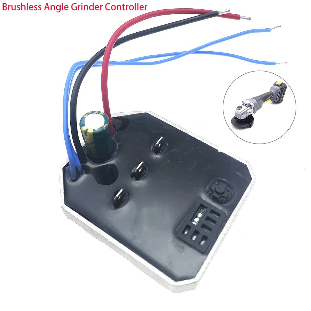 Electric Wrench Board Controller Power Tool Motherboard Accessories Brushless Lithium Angle Grinder Control Board 62x52mm