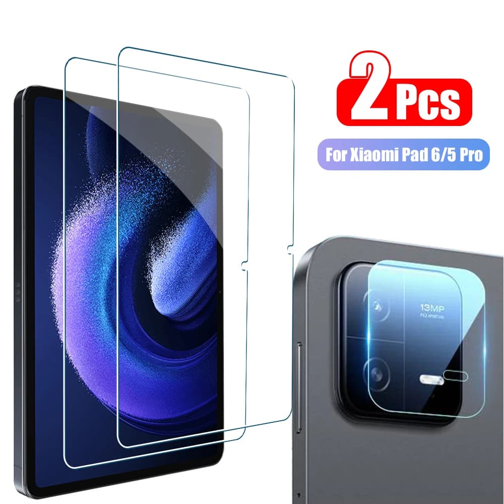 2pcs For Xiaomi Pad 6 5 Pro 6s Pro 12.4 Screen Protector Tempered Glass For MiPad 5/6 Pro Redmi Pad Protective Film Accessories