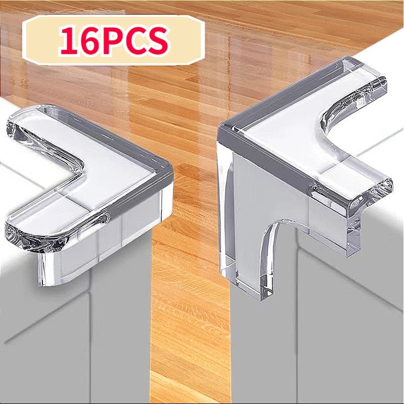 16Pcs Eco-Friendly and Safe Silicone Table Corner Guards - Protect Your Household Furniture with Durable Edge Protection Cover