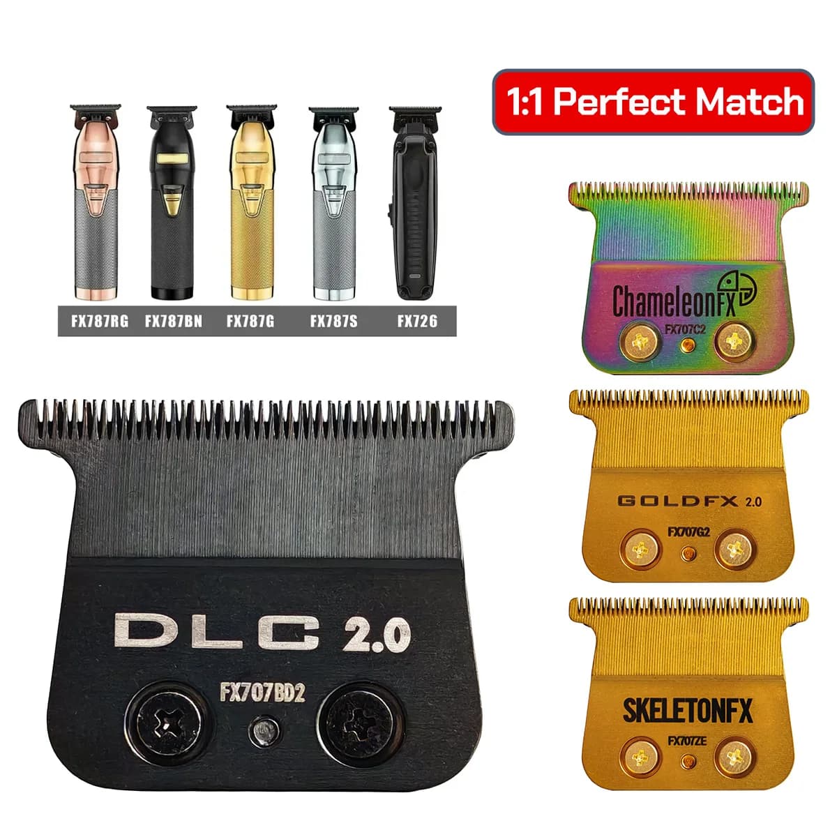 Professional Replacement Blade Baby All FX797 FX787 FX726 and FX773N Trimmers Hair Trimmer Barber Shop Carbon Steel Cutter Head