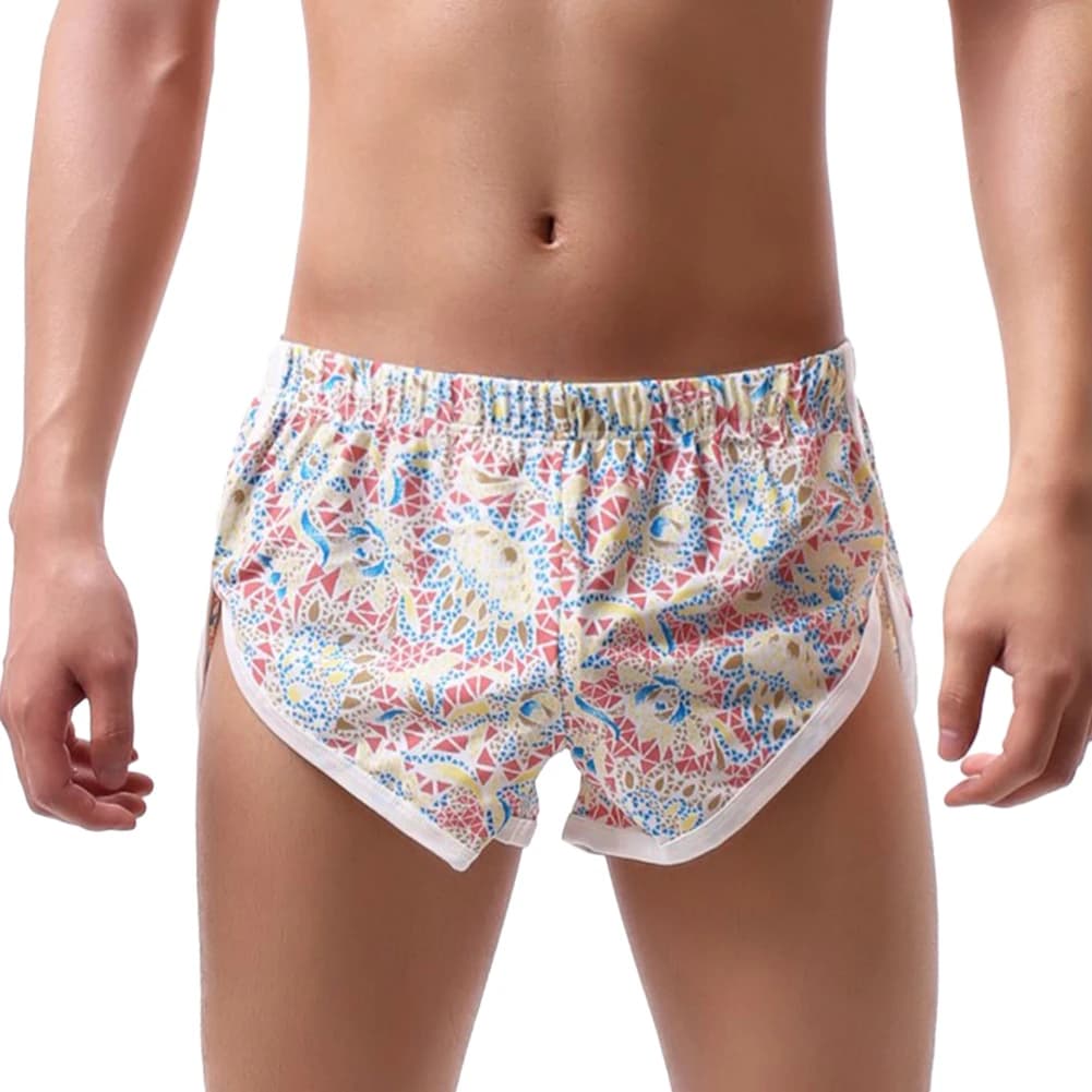 1Pcs Beach Club Daily Underwear Man Underpants Lightweight Print Underpants Male Underwear Shorts Bikini Trunks
