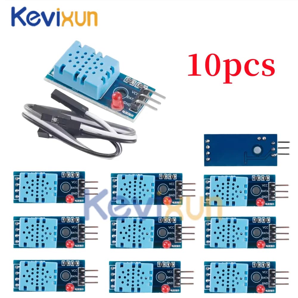 1-10pcs/Smart 3pin KY-015 DHT-11 DHT11 Digital Temperature And Relative Humidity Sensor Module + PCB For Arduino DIY Starter Kit