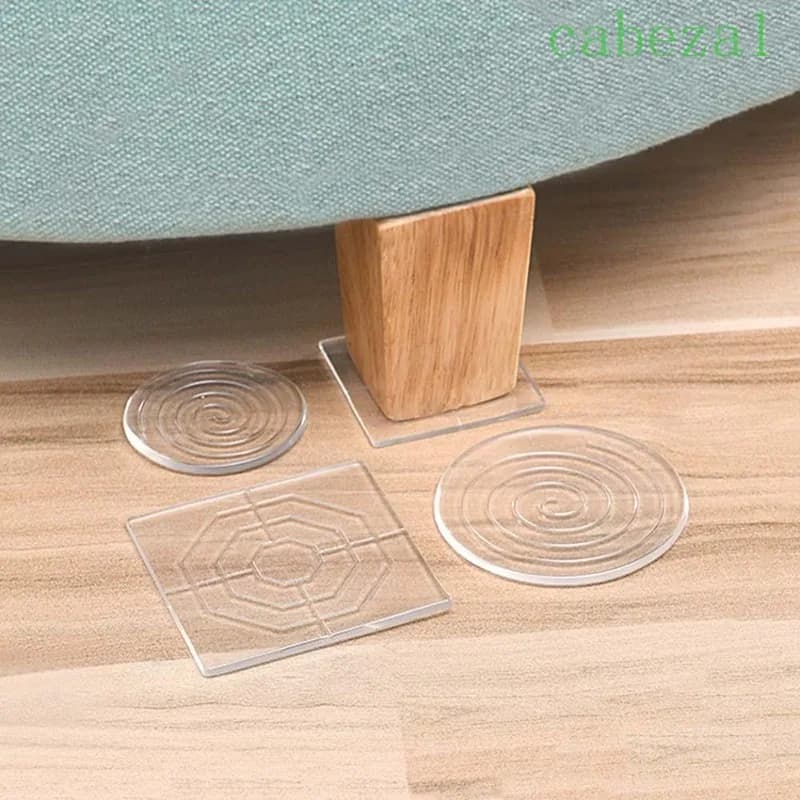 4Pcs Anti Vibration Pads for Washing Machine Chair Leg Protectors Non-slip Mat Mute Silicone Stickers Sofa Furniture Feet Cover