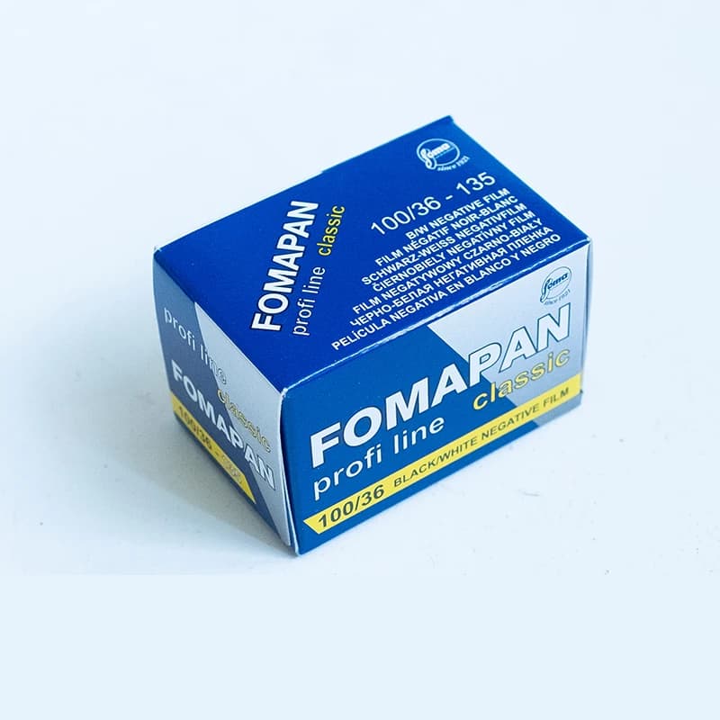 2Rolls 135 black and white Film FOMAPAN 100 36 Sheets Eastern European style  (Expiration Date: 2024)