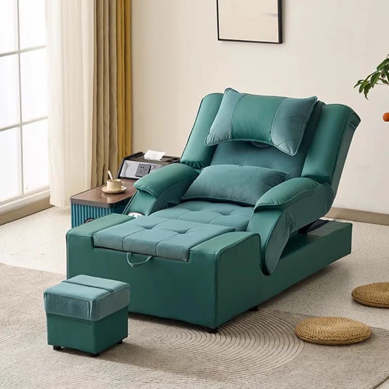 Pedicure Supplies Foot Spa Chair Set Nail Luxury Basin Professional Support Hairdressing Chairs Tattoo Pink Customer Waiting Tub