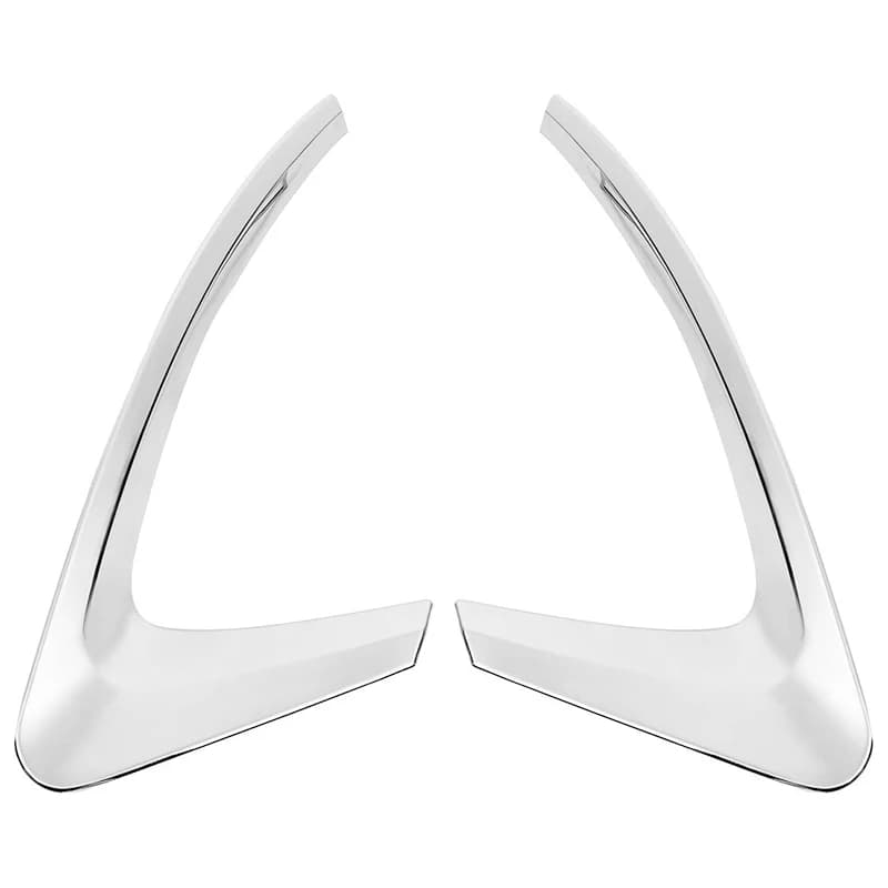 For Renault Kadjar 2015-2018 Car Accessories Rear Fog Lights Covers Decoration Lamp Frame Trim Abs Chrome Car Styling