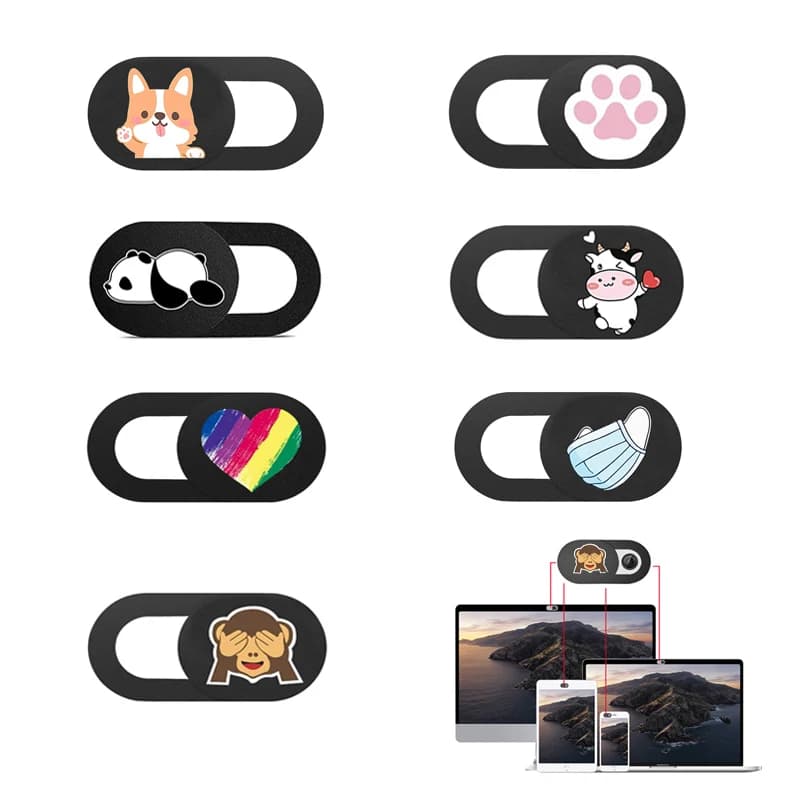 Webcam Cover Slide, Ultra Thin Phone Camera Cover, Camera Cover Blocker for Macbook, iMac, Laptop, Desktop, Pc, iPad, iPhone,