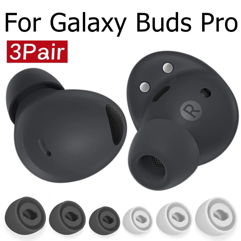 For Samsung Galaxy Buds Pro Eartips Earbuds 1:1 Silicone Replacement Ear Pads Buds Noise Isolation Earplugs Earphone Accessories