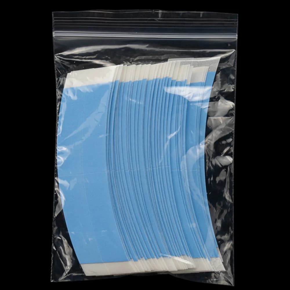 36Pcs/Lot Super Strong Hair Wig Tape Double Adhesive Extension Tape Strips Waterproof For Toupee/Lace Wigs Film C Shape