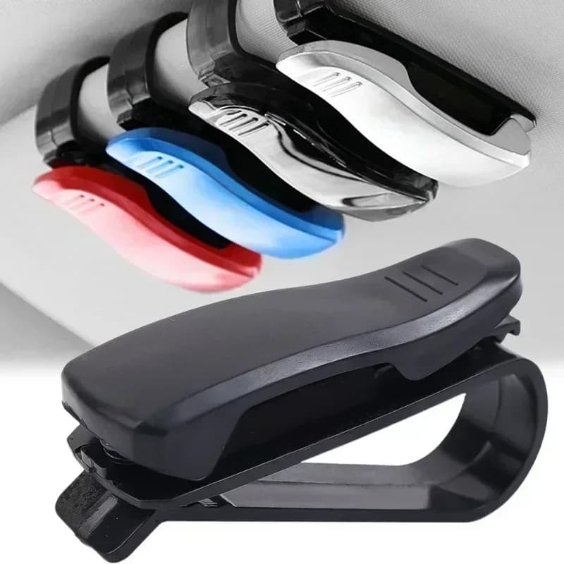1/2PC Universal Car Car Sun Visor Glasses Box Sunglasses Clip Card Ticket Holder Fastener Pen Case Eyeglasses Clips Accessories
