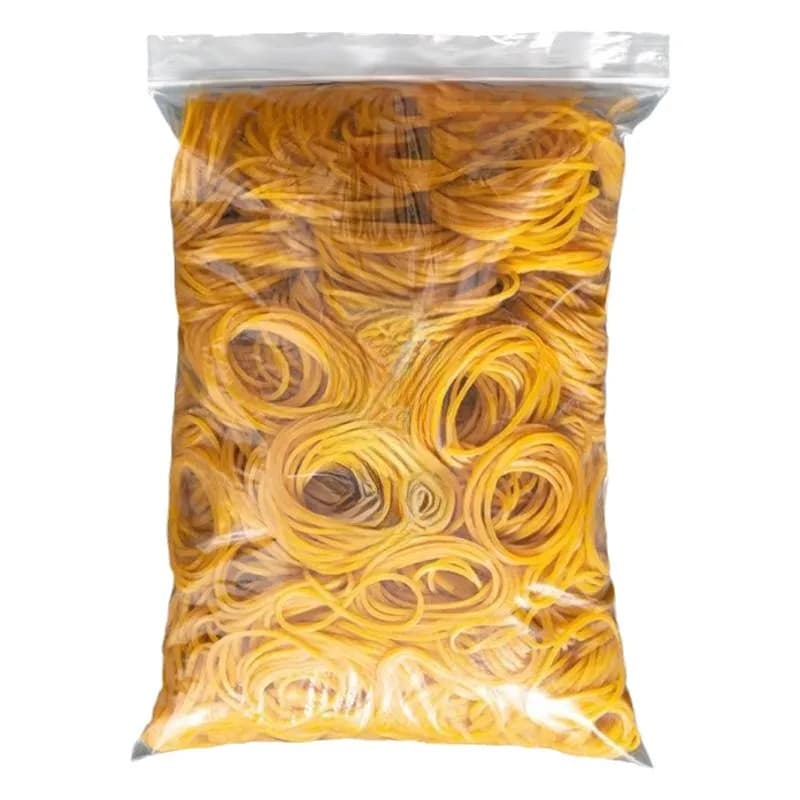 High-elasticity Durable and High-temperature Resistant Yellow Rubber Band Industrial Toys Are Widely Used Set 100/300/666 Pieces