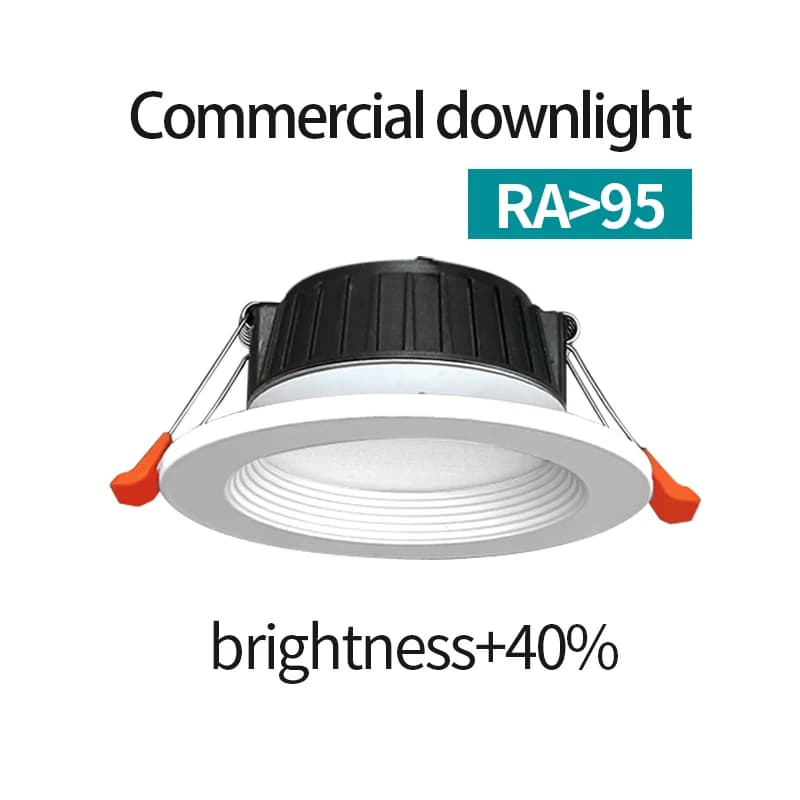 LEDdownlight220V spotlight three color temperatures 5W 7W 9W 12W 15W 24Wembedded LED ceiling downlight cool and warm white light