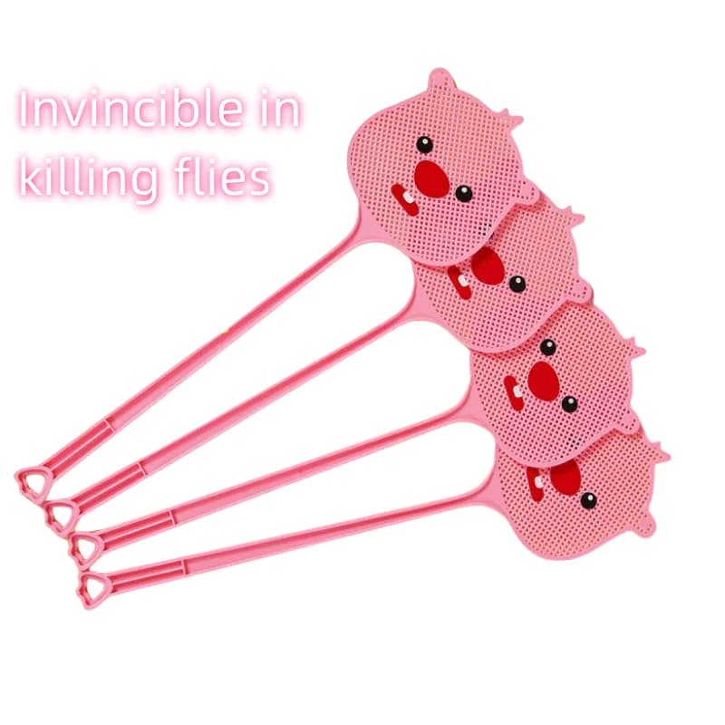 Loopy animation peripheral cartoon cute thickened fly swatter creative personality kawaii indestructible mosquito swatter