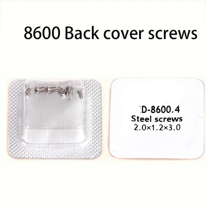 Watch accessories MD8600 series dedicated watch back cover screws, small cap screws, all steel screws