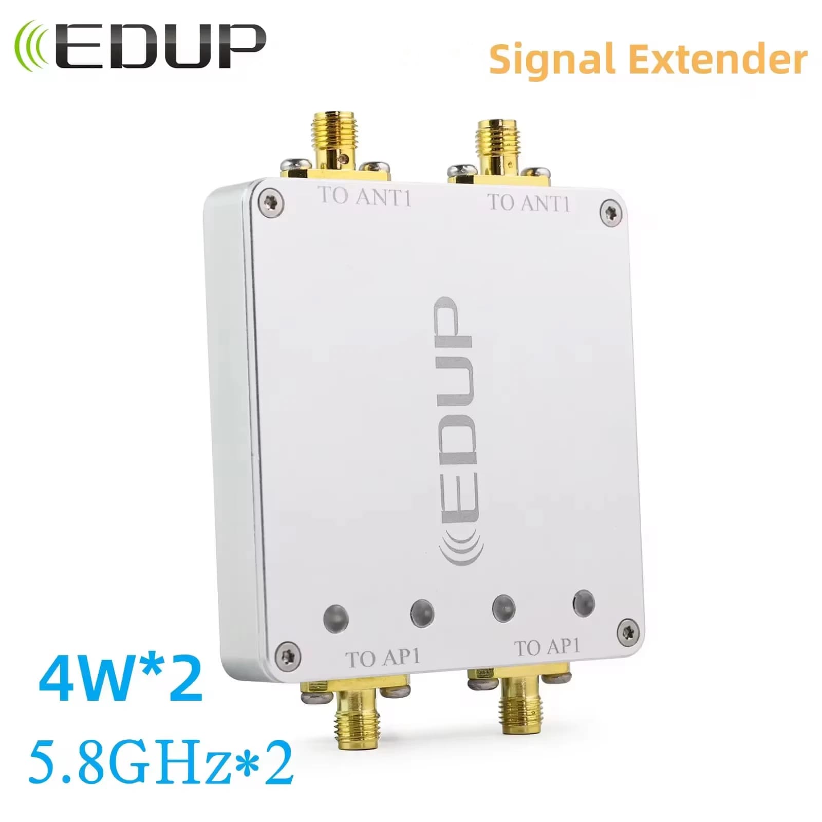 EDUP AB025 4W 5.8GHz Signal Booster Dual Channel Router Signal Extender WiFi Amplifier Long Range Wifi Signal Extender