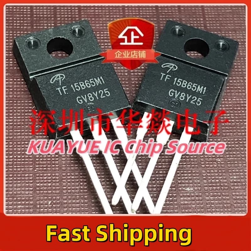 10PCS-30PCS  TF15B65M1 AOTF15B65M1   TO-220F 650V 15A  Fast Shipping Quality Guarantee