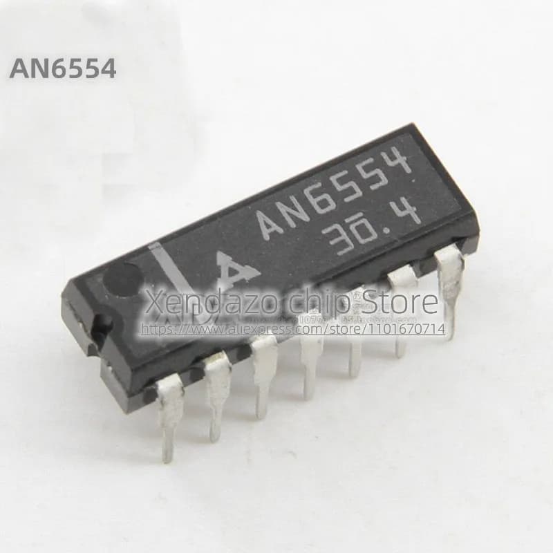 10pcs/lot AN6554 6554 DIP14 package Operational amplifier integrated circuit chip