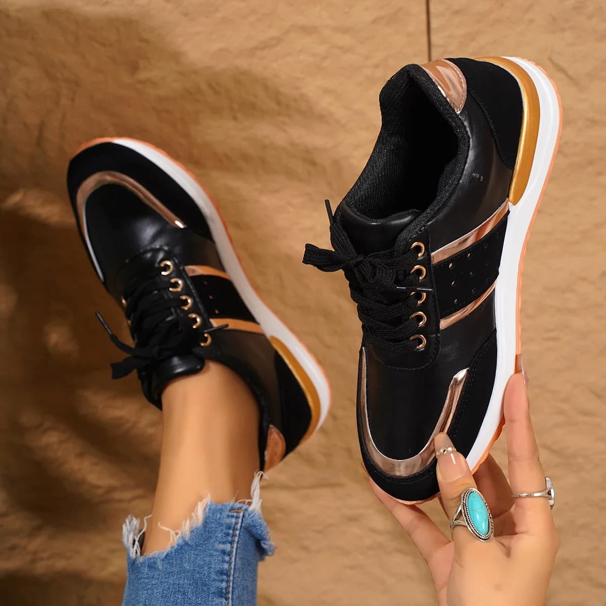 Women Casual Shoes Spring Autumn Breathable Running Luxury Brand Sneakers Women Fashion Basketball Platform Shoes Women