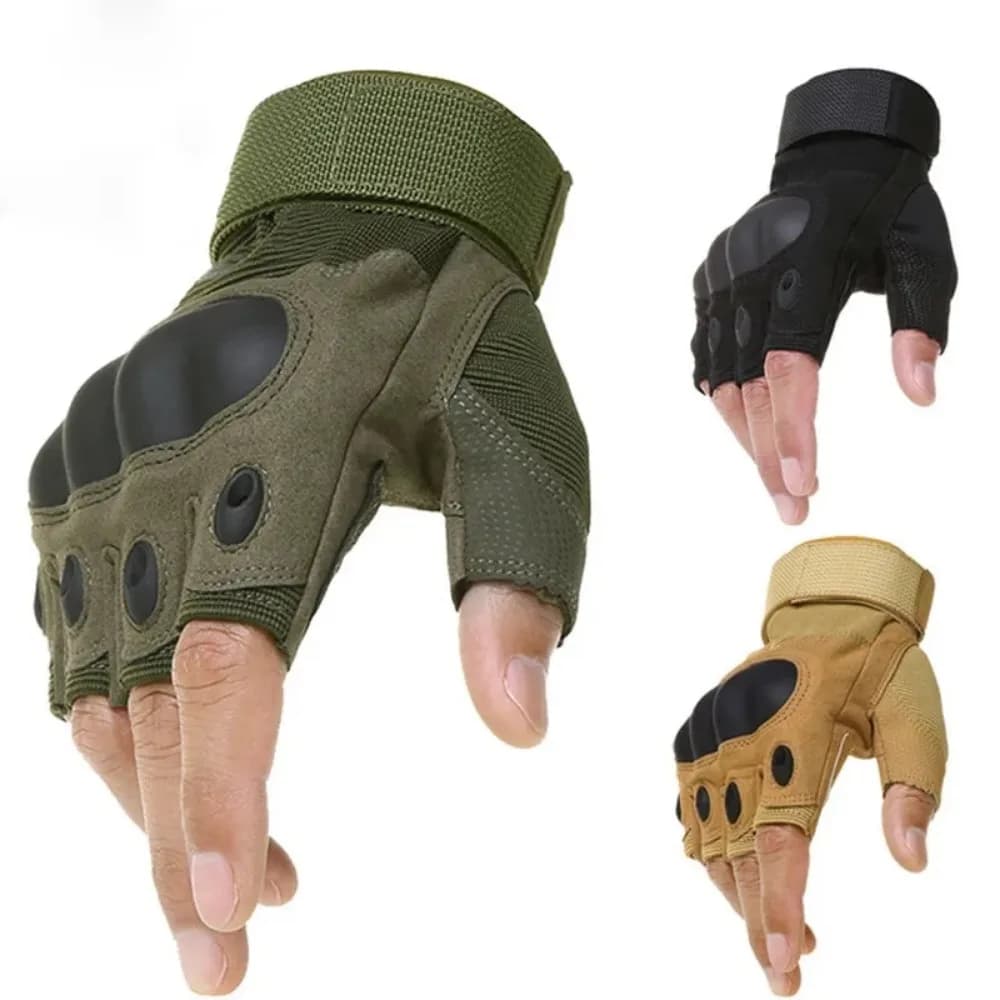 Tactical shooting Gloves Half Finger Paintball Airsoft Shot Combat Anti-Skid Men Bicycle Full Finger Gloves Protective Gear